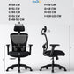 Ergonomic Mesh Office Chair for Work | 10 Year Warranty | Multi-Lock Synchro Tilt Recline Mechanism | 2D Armrest | Adjustable Lumbar | High Back | Black