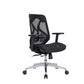 Lumina Ergonomic Medium Back Office Chair - Adjustable Arms, Lumbar Support, Mesh Seat, Synchro Tilt and Seat Slider, Glass-Filled Nylon Frame, Class 3 Gas Lift Black, 3 Years Warranty