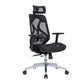 Lumina Ergonomic High Back Office Chair – Adjustable Arms, Lumbar Support, Mesh Seat, Synchro Tilt and Seat Slider, Glass-Filled Nylon Frame, Class 3 Gas Lift WFH Use Black, 3 Years Warranty