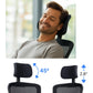Ergonomic Mesh Office Chair for Work | 10 Year Warranty | Multi-Lock Synchro Tilt Recline Mechanism | 2D Armrest | Adjustable Lumbar | High Back | Black