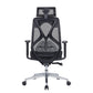 Lumina Ergonomic High Back Office Chair – Adjustable Arms, Lumbar Support, Mesh Seat, Synchro Tilt and Seat Slider, Glass-Filled Nylon Frame, Class 3 Gas Lift WFH Use Black, 3 Years Warranty