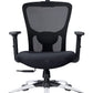 Ergonomic Mesh Office Chair for Work | 10 Year Warranty | Multi-Lock Synchro Tilt Recline Mechanism | 2D Armrest | Adjustable Lumbar | High Back | Black